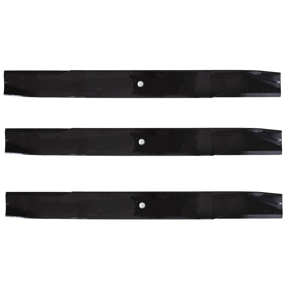 (3) 25-3/16" X 1/2" Mulching Blades Fits Toro Models: Requires 3 - 72" decks