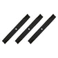 Set of (3) Lawn Mower Blades Fits Dixie Chopper: Requires 3 for 60" deck