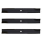 Set of 3 XHT mower blades to fit Hustler Dixie Chopper 60" 602771 30227-60H