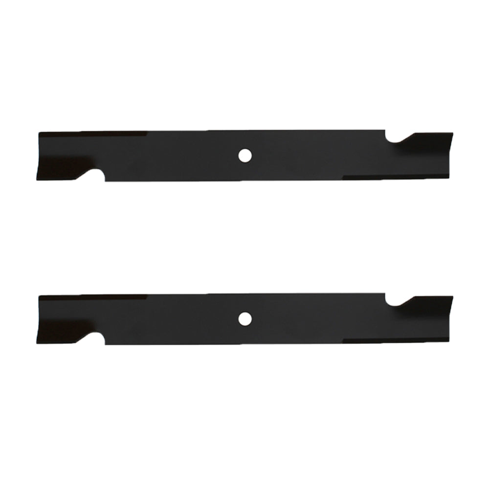 Qty 2: Notched High Lift Mower Blade Fits Exmark Replaces 1-613112