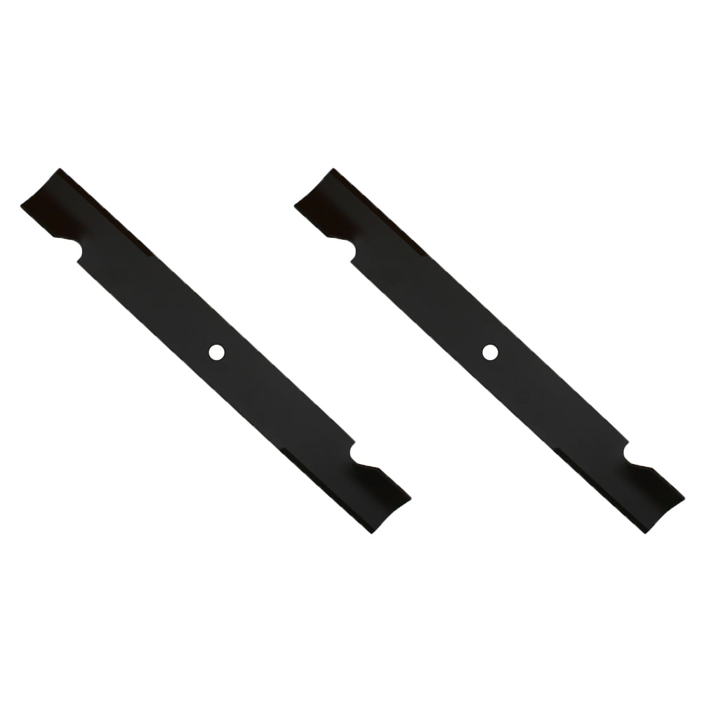 Qty 2: Notched High Lift Mower Blade Fits Bad Boy Replaces 038-2007-00