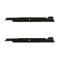Qty 2: Notched High Lift Mower Blade Fits Toro Replaces 105-7718