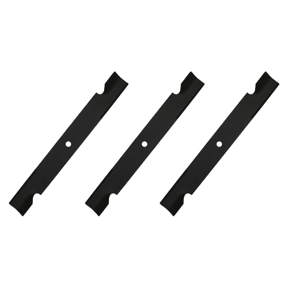 Qty 3: Notched High Lift Mower Blade Fits Toro Replaces 105-7718