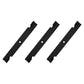 Qty 3: Notched High Lift Mower Blade Fits Ariens Replaces 08899100