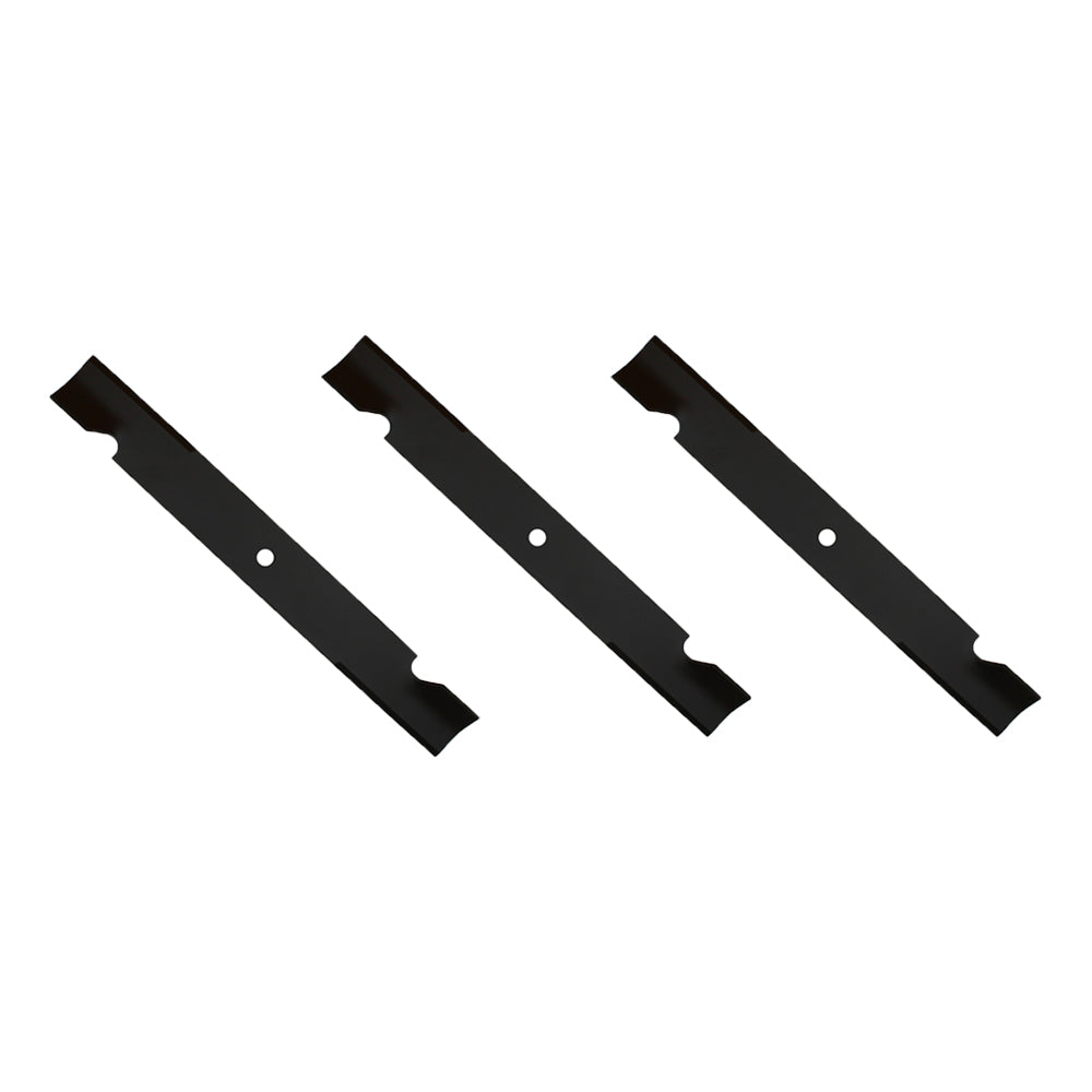 Qty 3: Notched High Lift Mower Blade Fits Dixie Chopper Replaces 30227-60