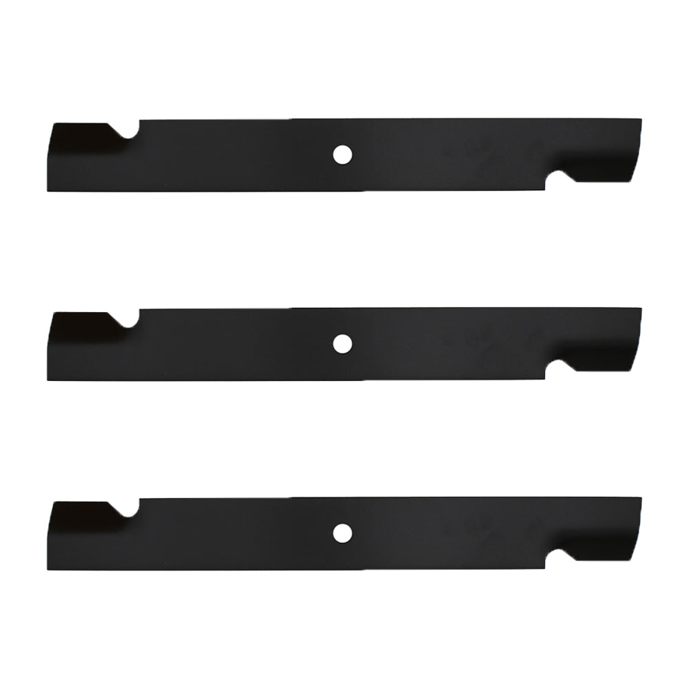 Qty 3: Notched High Lift Mower Blade Fits Dixie Chopper Replaces 30227-60
