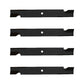 Qty 4: Notched High Lift Mower Blade Fits Ariens Replaces 08899100