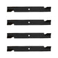 Set of (4) New Mower Blades, Fits Exmark Lazer Z & Turf Ranger Models