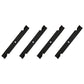 Set of (4) New Mower Blades, Fits Exmark Lazer Z & Turf Ranger Models