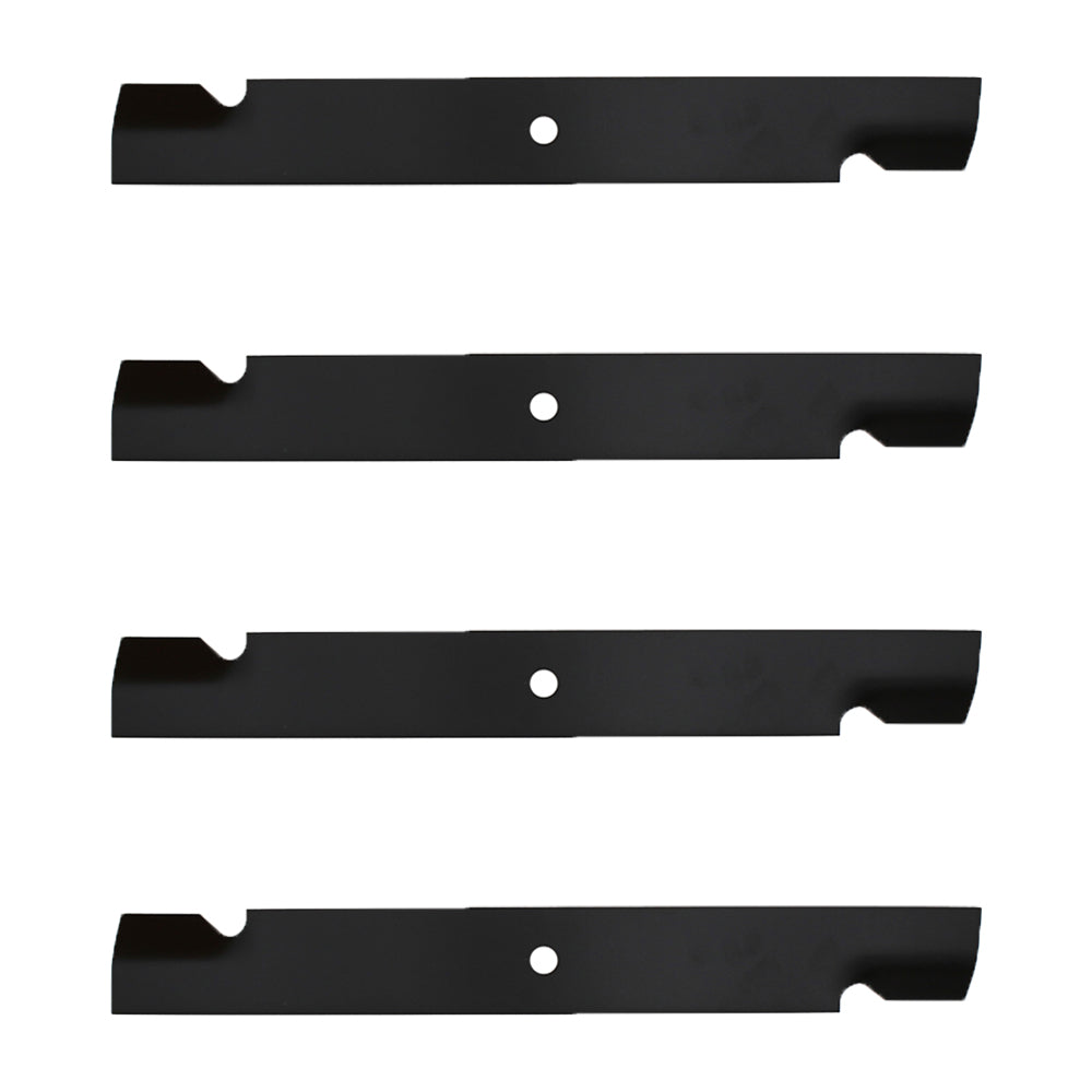 Qty 4: Notched High Lift Mower Blade Fits Dixie Chopper Replaces 30227-60