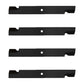 Qty 4: Notched High Lift Mower Blade Fits Exmark Replaces 1-613112