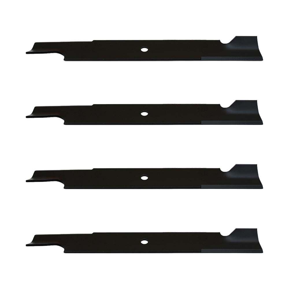 Qty 4: Notched High Lift Mower Blade Fits Gravely Replaces 025124