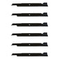 Qty 6: Notched High Lift Mower Blade Fits Dixie Chopper Replaces 30227-60