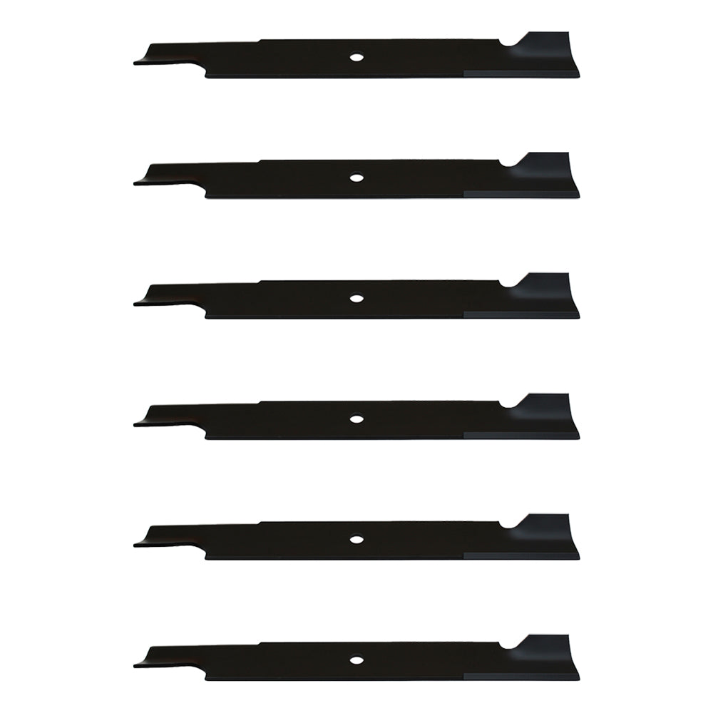 Qty 6: Notched High Lift Mower Blade Fits Dixie Chopper Replaces 30227-60