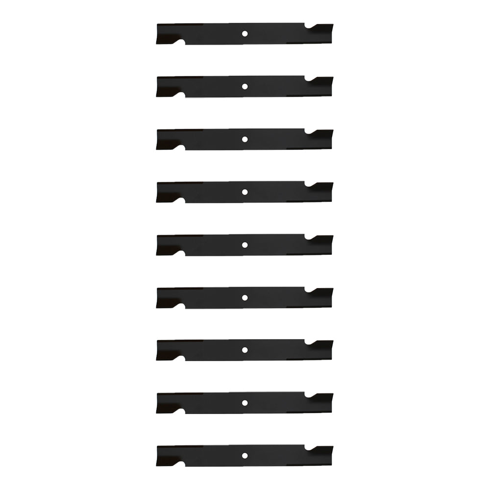 Qty 9: Notched High Lift Mower Blade Fits Gravely Replaces 025124