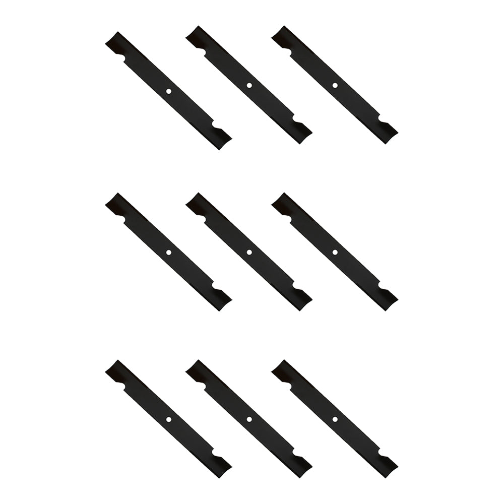 Nine (9) New Mower Blades, Fits Exmark Lazer Z & Turf Ranger Models