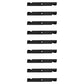 Nine (9) New Mower Blades, Fits Exmark Lazer Z & Turf Ranger Models