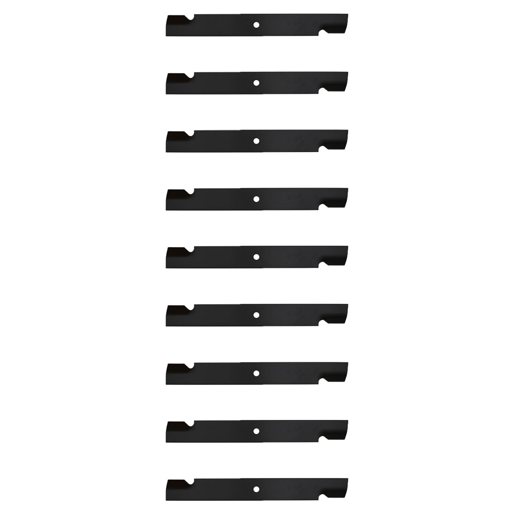 Qty 9: Notched High Lift Mower Blade Fits Exmark Replaces 1-613112