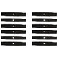 Qty 12: Rolled Air-Lift Blade - 17"
 Fits Bunton Replaces PL7329