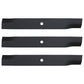 Qty 3: 18-1/2" Fits Hi-Lift Blade Fits Hustler Replaces 601124