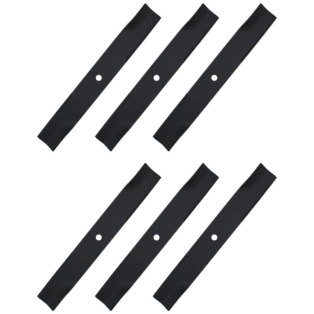 6-Pack 601124 797696 Fits Hi-Lift Blades fits Hustler XR7 Super Z & Hustler Z 54