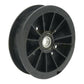 Flat Idler Pulley Fits Exmark 109-0977 Hustler 784504 FasTrak and Mini FasTrak