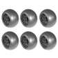 6 Pack Fits Stens 210-132 5 Plastic Deck Wheel Fits Bobcat 2721512 Grasshopp