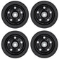 59008700 4 PK Finish Mower Wheels 8x3.5" Bore Fits Caroni TC480 TC590 TC910