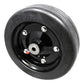 10" Finish Mower Rubber Wheel 10" x 3.25" Fits 1/2" Axle