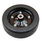 10" x 3.25" Finish Mower Wheel Solid Molded Tire W/ Bushings - Fits 5/8" Axle