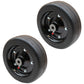 Two Bush Hog Solid Finish Mower Wheels 10" x 3.25" Replaces 87750