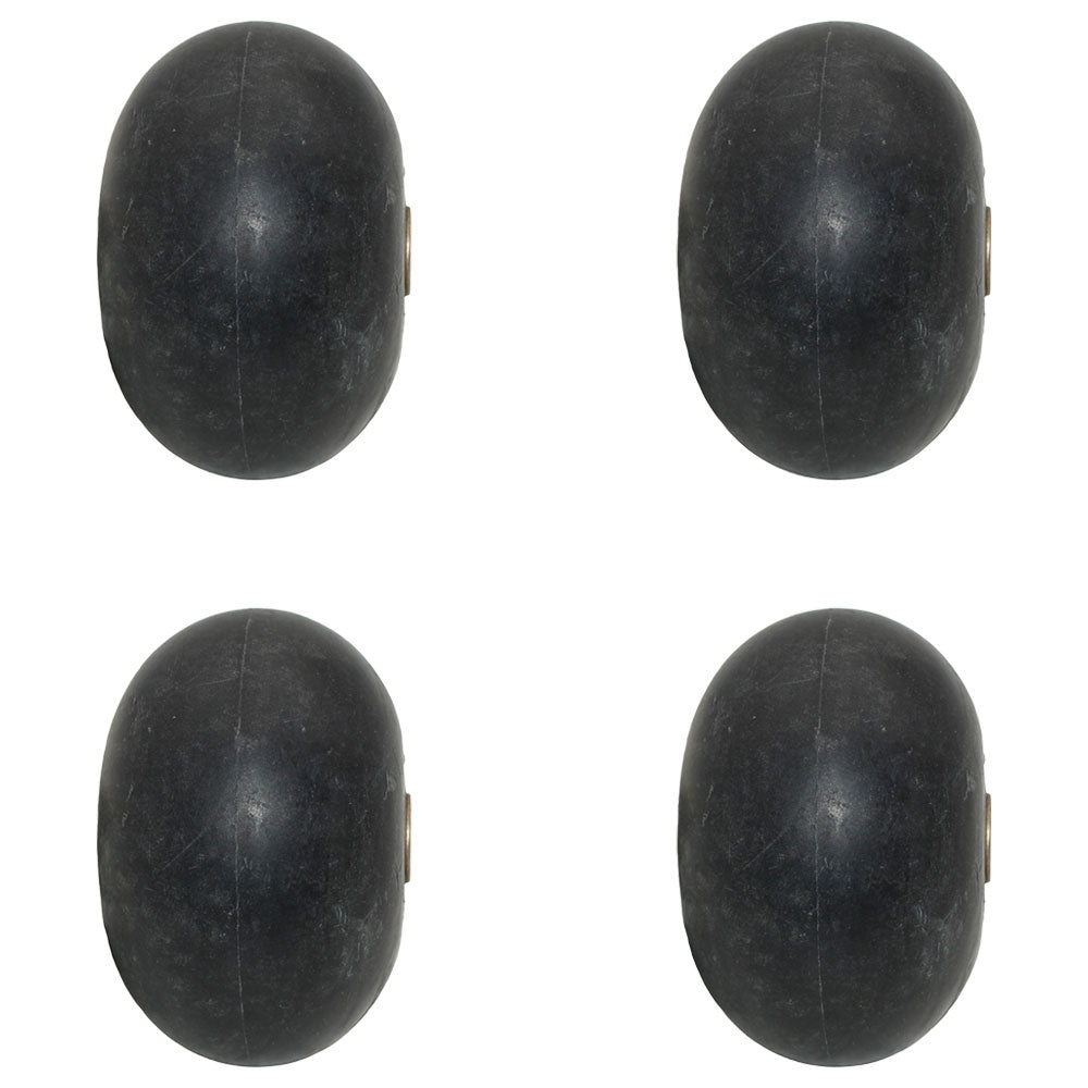 Qty 4: Anti-Scalp Wheel w/ Bushings Fits Scag Replaces 481632