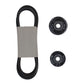 Idler Pulley Kit W/Transmission Drive Belt Fits John Deere 155C D110 D120 D130