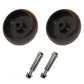 (2) New Replacement Deck Wheels W/ Bolts & Nuts Fits John Deere