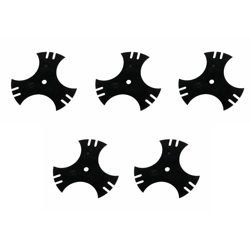 Qty 5: Tri Point Edger Blade Fits MTD