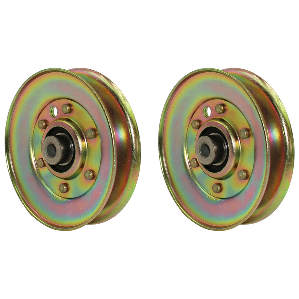 Set of (2) V-Idler Pulley 3/8"X 4-1/2" Fits AYP 48" Decks 2005-UP 189993