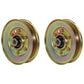 Qty. 2: Idler Pulley
 Fits CRAFTSMAN Replaces 175080