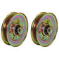 2pk V-Idler Pulley Fits Husqvarna 532193195 Fits AYP 175080 181775 184058 189993