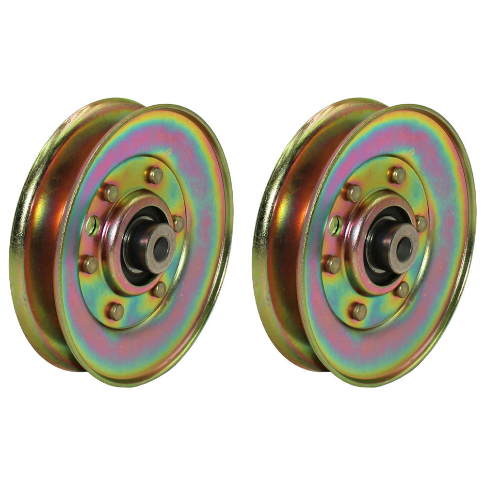 (2) V Idler Pulley 532193195 Fits Husqvarna GTH 2350 GTH 2548 YTH 1848 XP