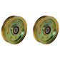 Qty 2: Flat Idler Pulley Fits Dixon Replaces 532175820