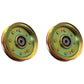 Qty 2: Flat Idler Pulley Fits Husqvarna Replaces 532175820