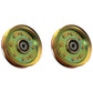 Qty 2: Flat Idler Pulley Fits Dixon Replaces 532175820