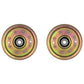 2pk Flat Idler Pulley Fits Husqvarna CT CTH 126 GTH2248 GTH250 Z4218 Z4824 53217