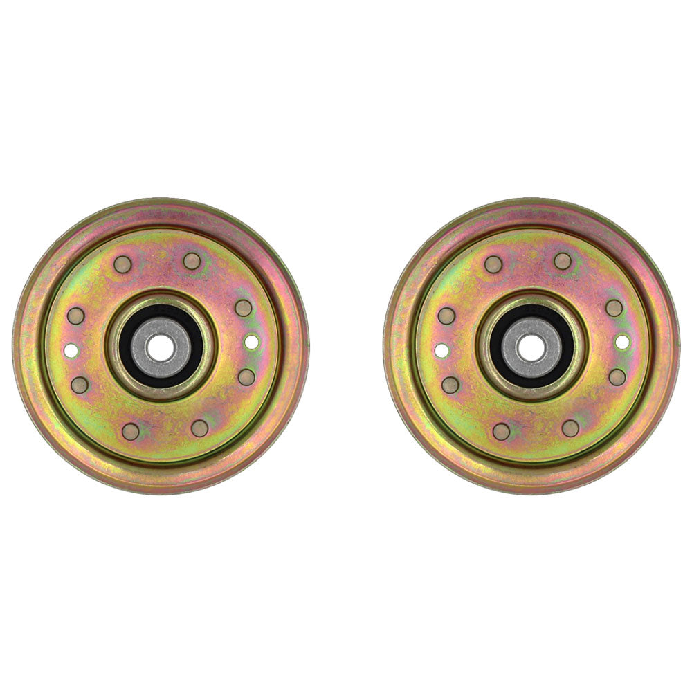 Qty 2: Flat Idler Pulley Fits Dixon Replaces 532175820