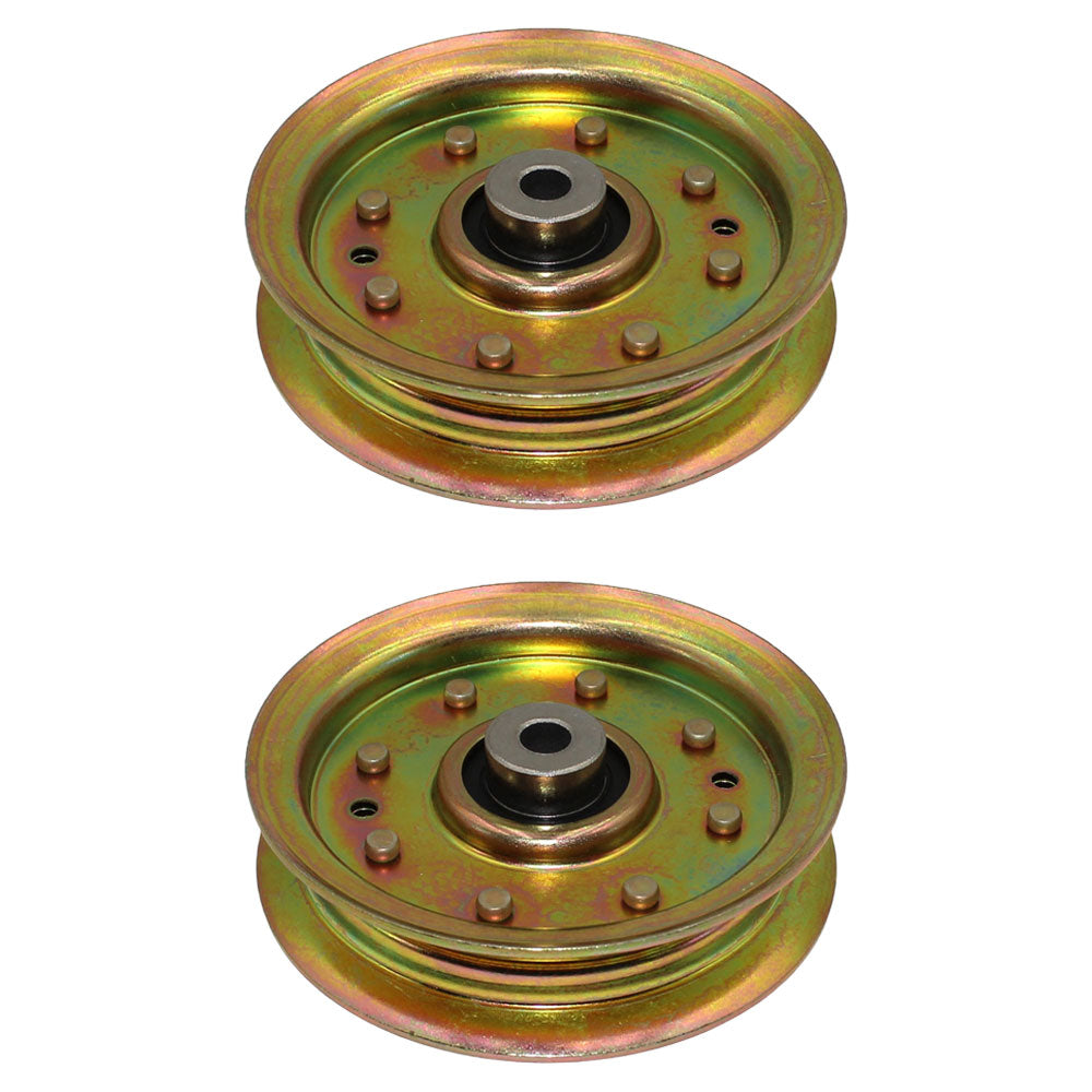 Qty 2: Flat Idler Pulley Fits Husqvarna Replaces 532175820
