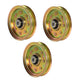 Qty 3: Flat Idler Pulley Fits Dixon Replaces 532175820