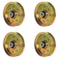 Qty 4: Flat Idler Pulley Fits Husqvarna Replaces 532175820