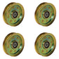 Qty 4: Flat Idler Pulley Fits Husqvarna Replaces 532175820