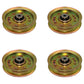 Qty 4: Flat Idler Pulley Fits Husqvarna Replaces 532175820