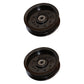Qty 2: Flat Idler Pulley Fits Poulan Replaces LAO78-0008_x2